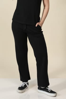 Ribbed Lounge Pants-XS