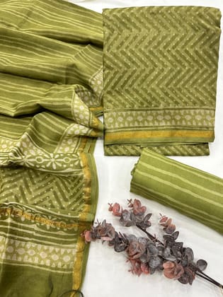 Chanderi Silk Suit Set