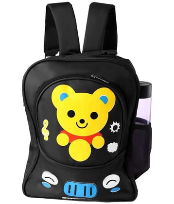 ZOVIRA Unisex Kids School Bag Cartoon Backpacks For /Boy/Girl/Baby/ (3-12 Years) Waterproof School Bag (21 L) - Black