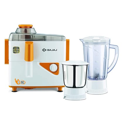 BAJAJ JX4 NEO 450W JUICER MIXER GRINDER2 JAR-White