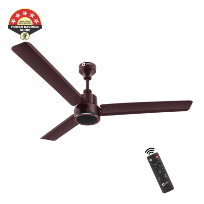 1200mm Ecotech Prime BLDC 5 Star Rated Ceiling Fan With Remote-Brown