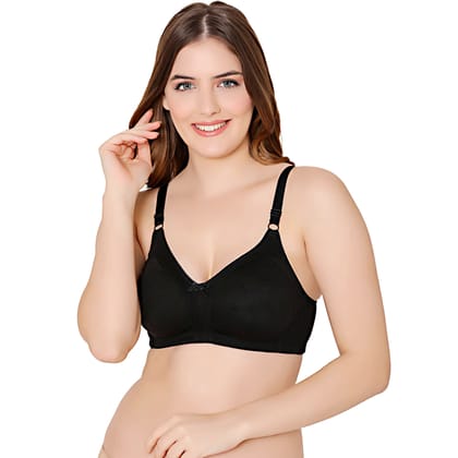 Bodycare polycotton wirefree adjustable straps moulded cup non padded bra-6576B