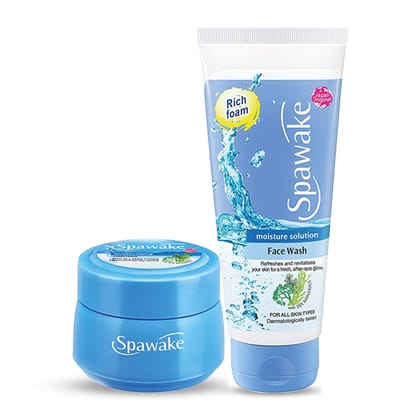 Spawake Moisturising Cold Cream free Face Wash 50g combo