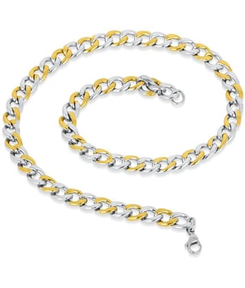 FASHION FRILL - Gold Plated Chain ( Pack of 1 ) - Golden