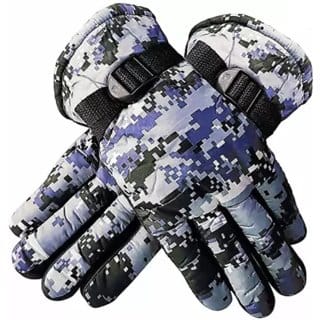 Full Finger Winter Gloves - Warm, Windproof, Scratch Proof, Unisex Design for Unisex Ideal for Cold Weather  - 1 Pair