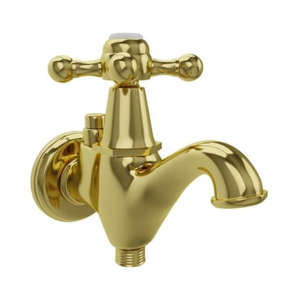 Jaquar WC Area 2 Way Bib Tap Queens QQT-GLD-7041 - Full Gold