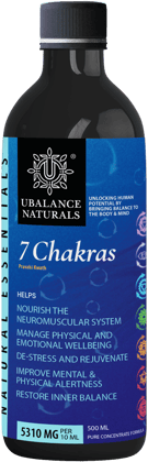 UBALANCE NATURALS 7 Chakras- Overall Well being of Body & Mind Tonic, 500 ml