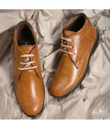 John Karsun Tan Mens Formal Boots - None