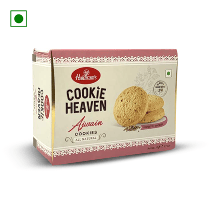 Haldiram's Cookie Heaven Ajwain Cookies, 150 gm Box