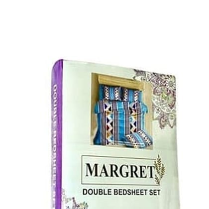 Sarangi Margaret Double Bedsheet 130Gsm 224X234Cm