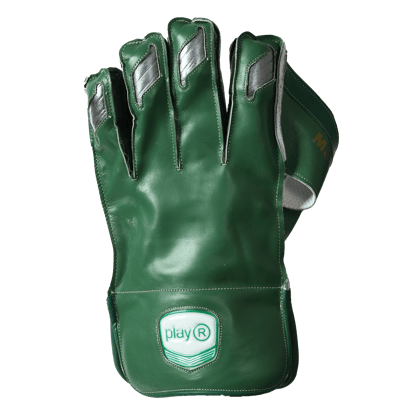 Ms-7 Keeping Gloves-Adult / Green / Leather With Grit Ruber Palm