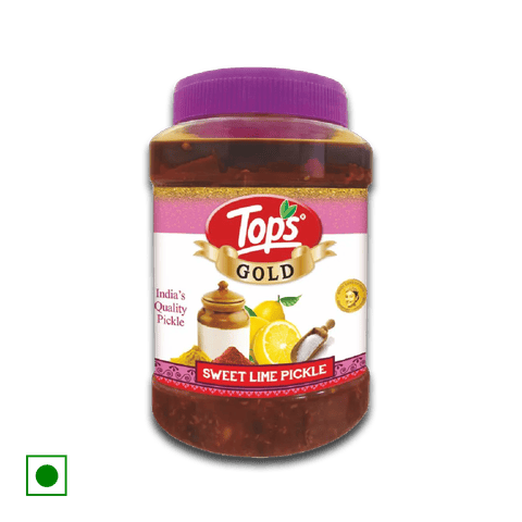 Tops Sweet Lime Pickle, 950 gm Jar