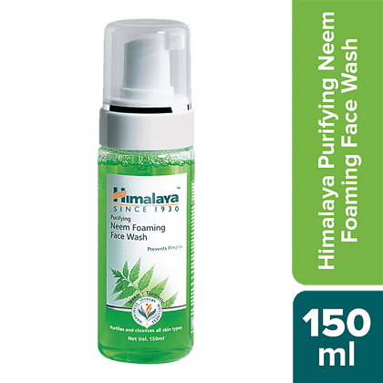 Himalaya Purifying Neem Foaming Face Wash, 150 Ml