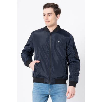 RedTape Men's Navy Solid Jacket