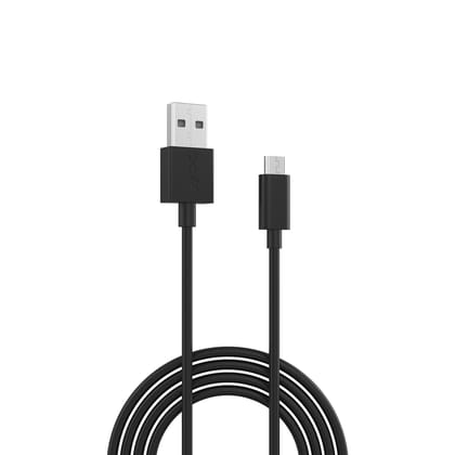 Walta Elite Real+ USB To Micro (V8) 1Mtr Fast Charging Cable Charge Upto 5 Amp, Black