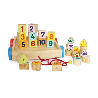 Number and Shapes Block Buggy - 2 Years+