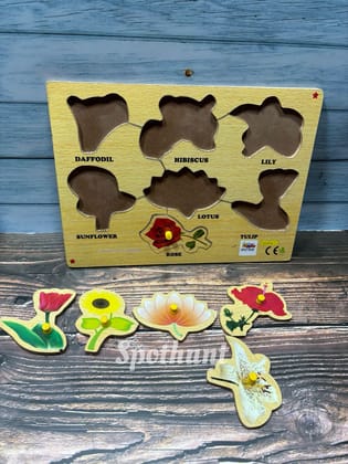 flowers puzzle board