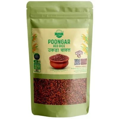 Organic Poongar Red Traditional Rice (Low Glycemic Index)