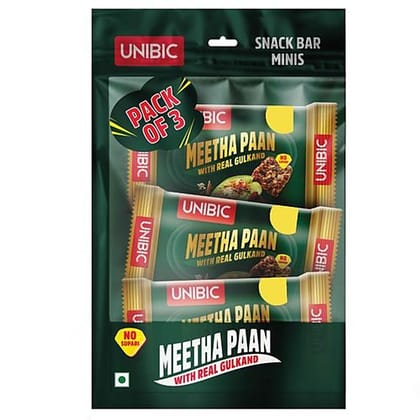 Unibic Snack Bar Gulkand Meetha Paan, 30gm