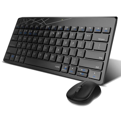 Rapoo 8000M Multi Mode Keyboard & Mouse Wireless 1300 DPI With Bluetooth