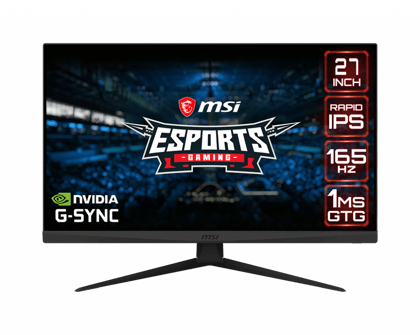 MSI Optix G273QF 27 IPS WQHD 165Hz Refresh Rate 1ms GTG Response time Gaming Monitor