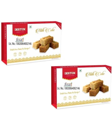 Indiyum Kalakand | Milk Cake 400 gm Pack of 2