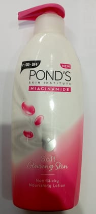 Ponds skin institute NIACINAMIDE soft glowing skin non sticky nourishing lotion 275ml