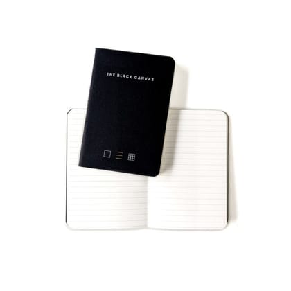 Black TBC Notebooks - A6-Ruled