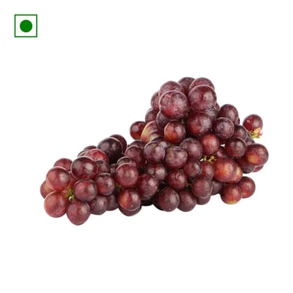 Fresh Imported Grapes - Red (Approx 500Gm), 1 Unit Pack