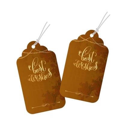 Luxe Personalised Gift Tags - Golden Prestige-25 gift tags