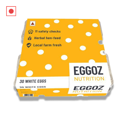 Eggoz White Farm Fresh Eggs, 30 Pc Pack