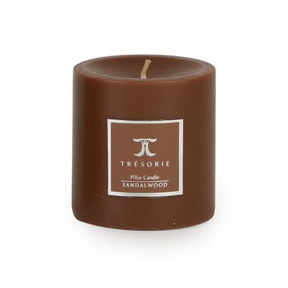 Sandalwood Pillar Candle 3X3