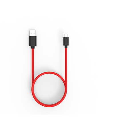 TwanceT22R TPE - Type C to USB Charging & data transfer Cable, 1.5 M, Red