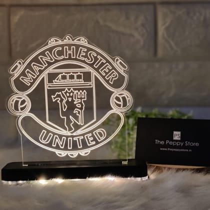 Manchester United Led Plaque with Stand