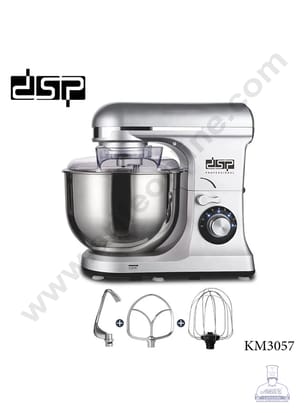 DSP KM3057 1300W 3 in 1 Stand Mixer All Copper Motor 7L 8 Speed Adjustment Dough Mixer