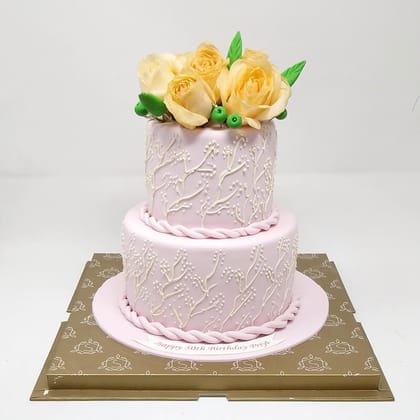 Pretty Rose Cake-Egg / Butterscotch