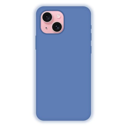 Bright Blue Liquid Silicon Case For Apple iPhone Models-Apple iPhone 16 Pro