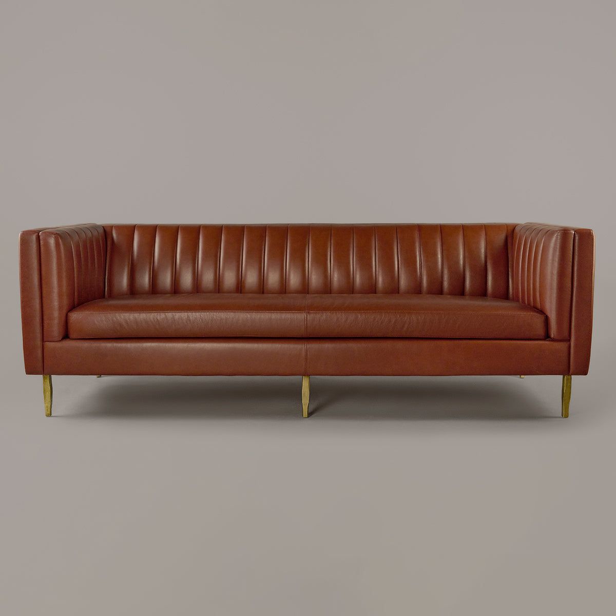 Linea Three Seater Sofa Cognac-Cognac