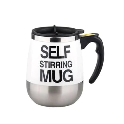 Self Stirring Mug-White