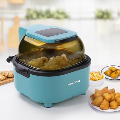 The Better Home Fumato Digital Electric Grill Air Fryer 6.8L 1100W 5-in-1 Roast Bake Grill Fry Defrost 90% Less Oil Rapid Air Tech 1 Year Warranty-The Better Home Fumato Peek Through Digital Elec