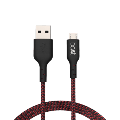 boAt Micro USB 150 Charging Cable (1.5 Meter) Black