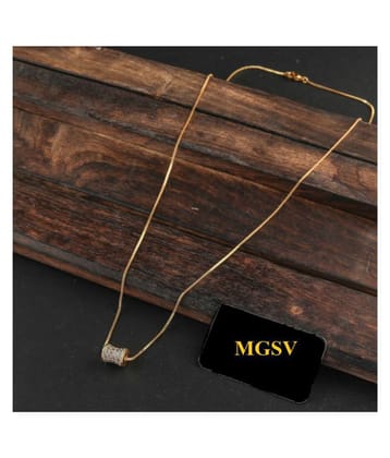 MGSV bj Drum stylish chain mangalsutra - Golden