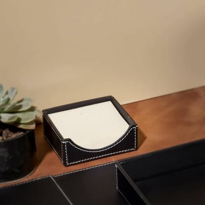 Modella Square Memo Holder Black-Black