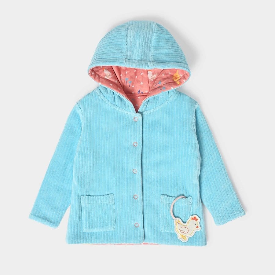 Farm Friends Quitter Reversible Jacket  Skyblue-0 M / Blue