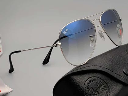 Ray-Ban New Stylish Blue Shade & Silver 3026 Wayfarer Master Pcs Sunglass For Unisex