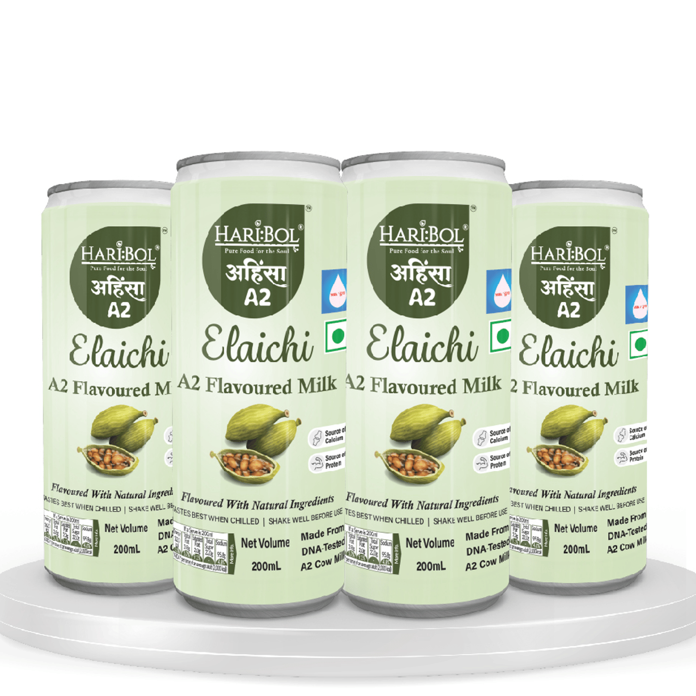 Haribol Pack of 4 Elaichi Flavored Milk 200ml