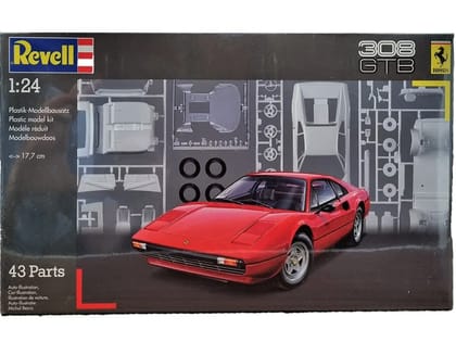 Ferrari 308 GTB 1:24 Revell plastic scale model cars kit