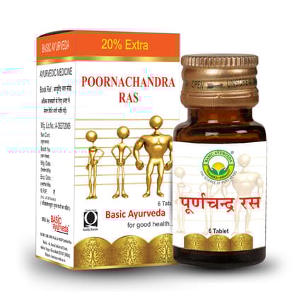 Basic Ayurveda Poornachandra Ras-6 Tablet