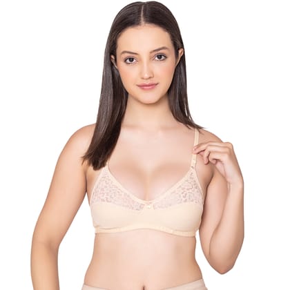 Bodycare polycotton wirefree adjustable straps comfortable non padded bra-1513S
