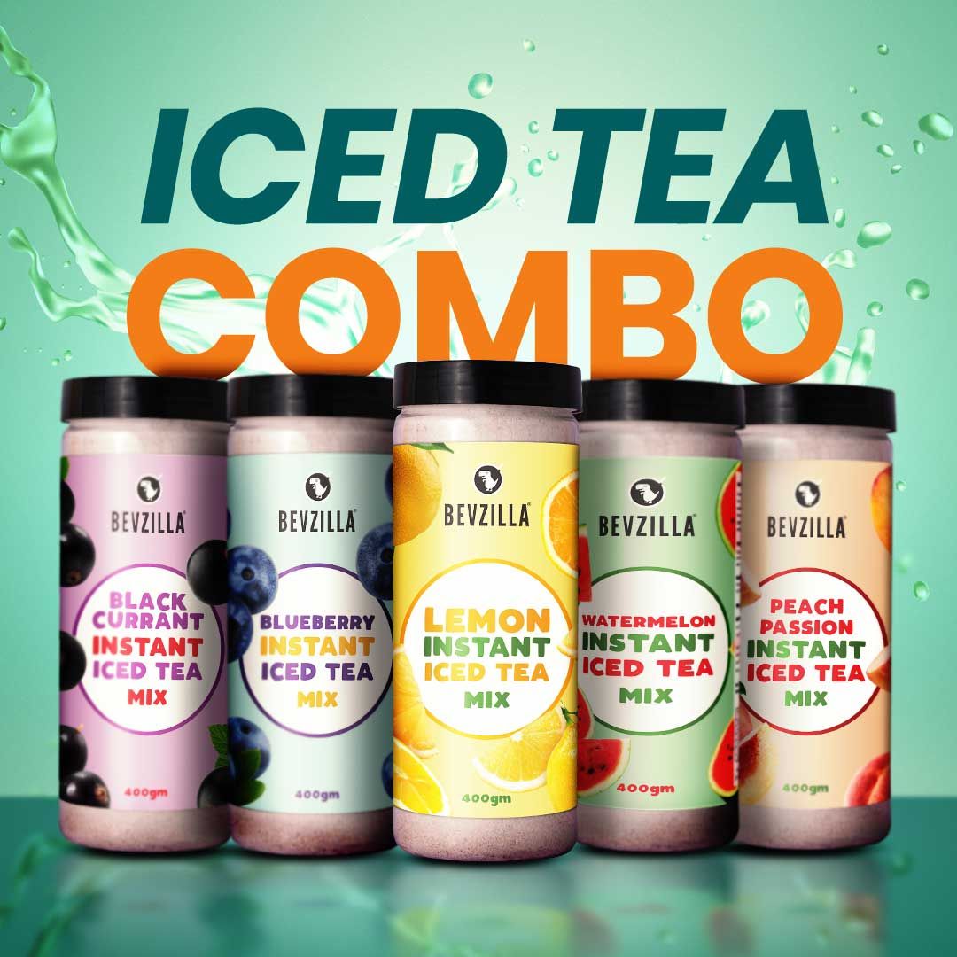 Iced Tea - 400 gms x 5 flavours-Iced Tea - 400 gms x 5 flavours - Default Title